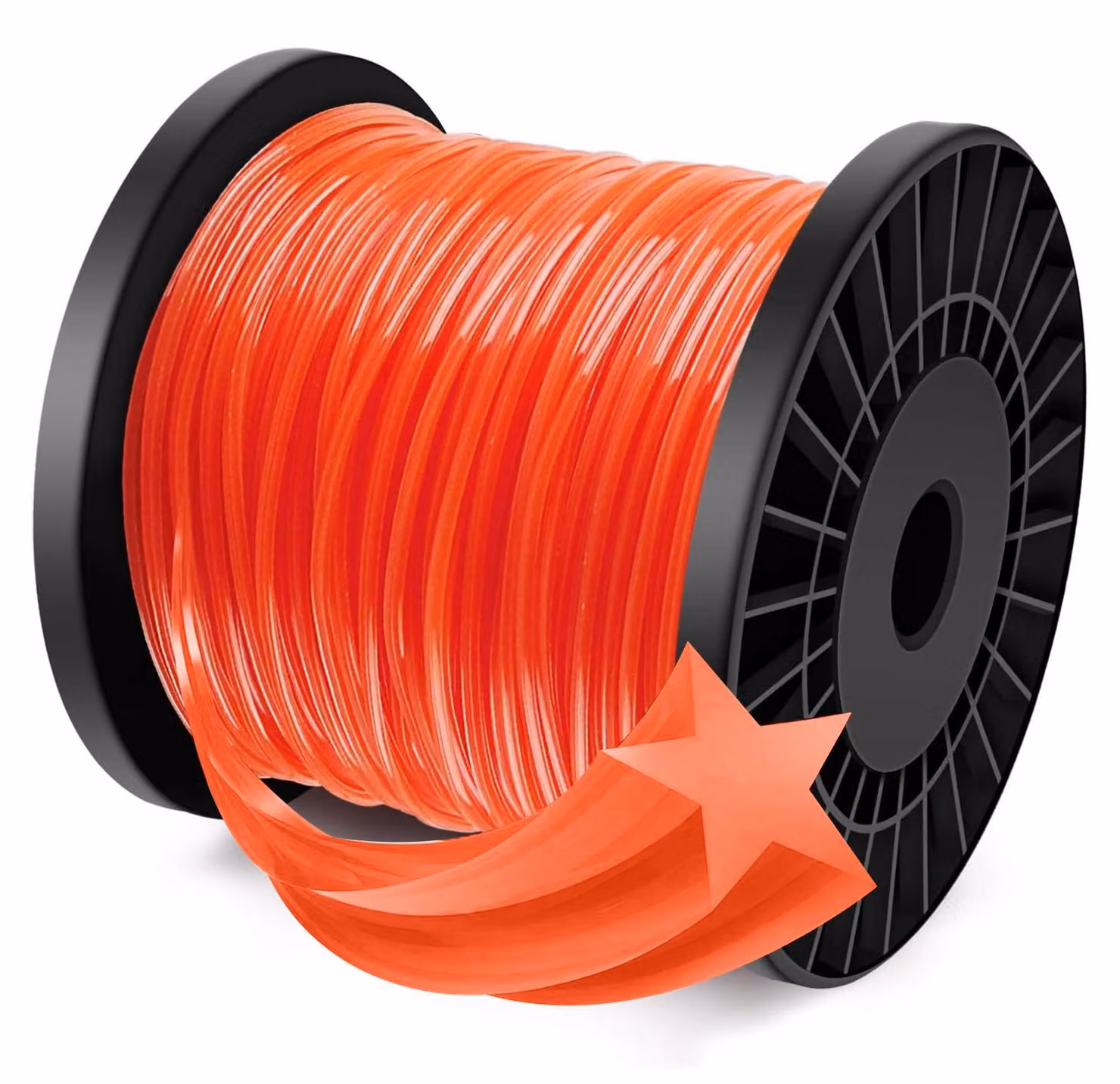 Filo per tagliaerba Forever Speed, 2,8 mm x 100 metri, a 5 punte, per tagliaerba elettrici, filo di ricambio in nylon, per motoseghe e tagliaerba