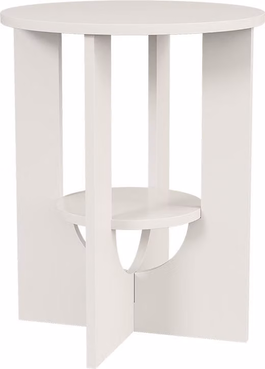 Tavolino da salotto Vicco Vareo Bianco 40 x 40 cm, Model 57910