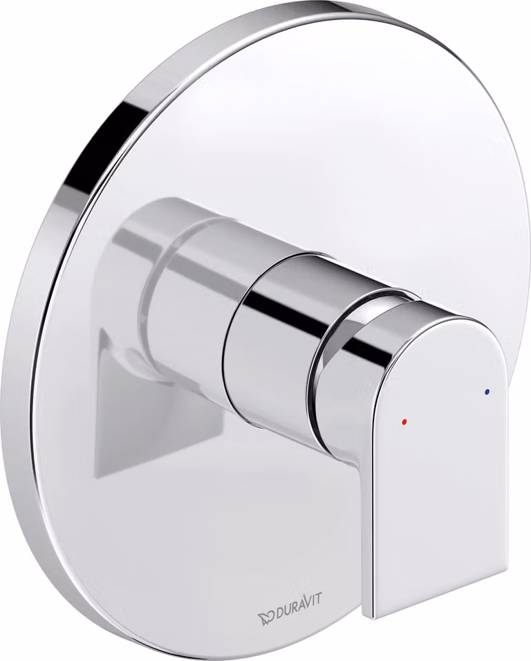 Duravit Tulum mitigeur de douche encastré, rosace ronde, 1 consommateur, TU4210010010, TU4210010010