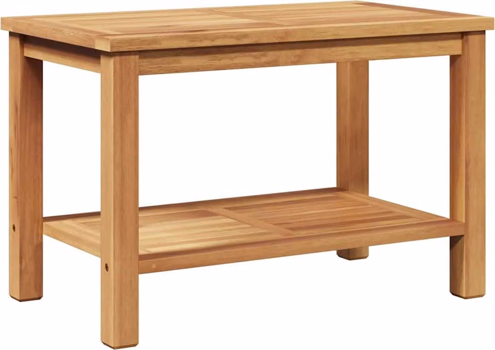Tavolino da salotto con archiviazione Marrone 70 x 40 x 45 cm
