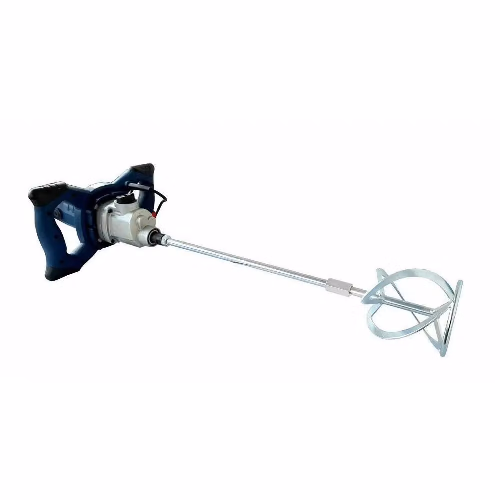 Trapano Miscelatore Rehm-130c con Frusta per Colla e Malta 1300W Blu – 2