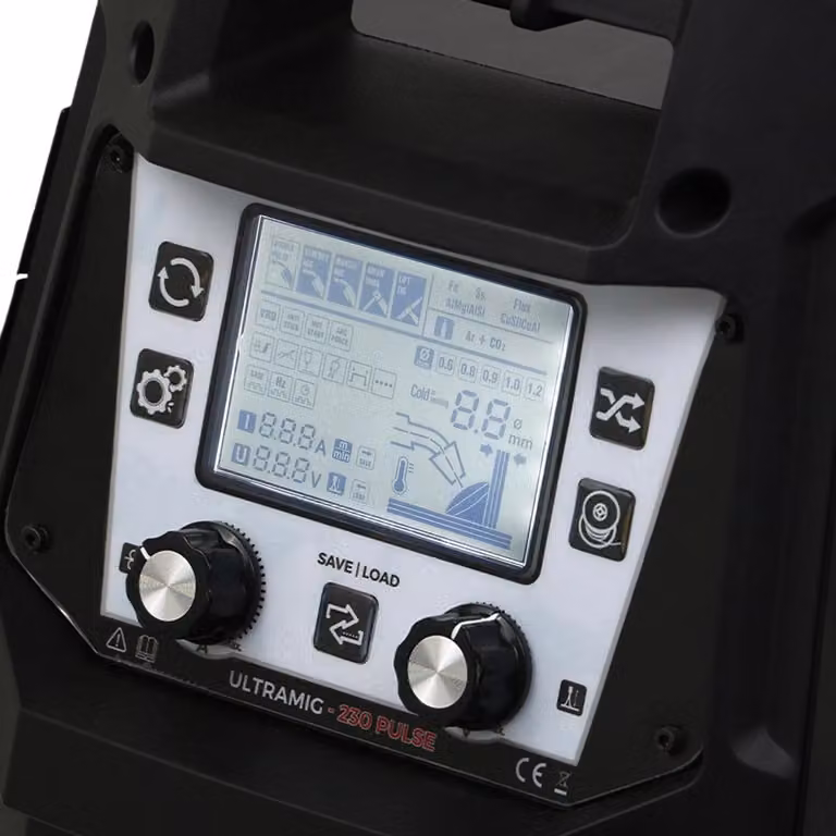 Saldatrice MIG – Saldatrice MMA – Saldatrice TIG – Apparecchio di saldatura – Modello compatto – Schermo LCD da 4 pollici