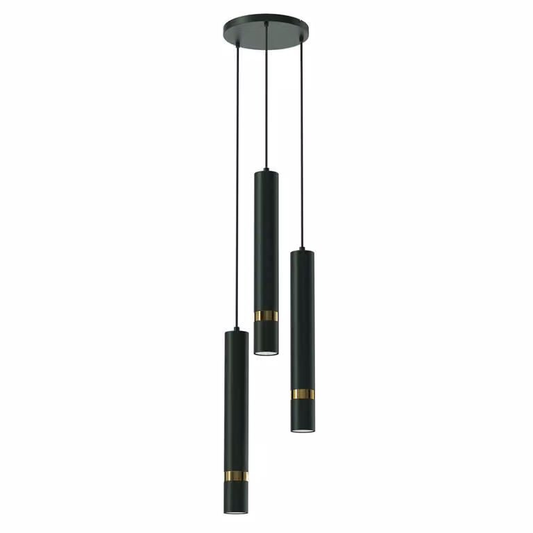 Lampada a sospensione JOKER VERDE/ORO 3xGU10