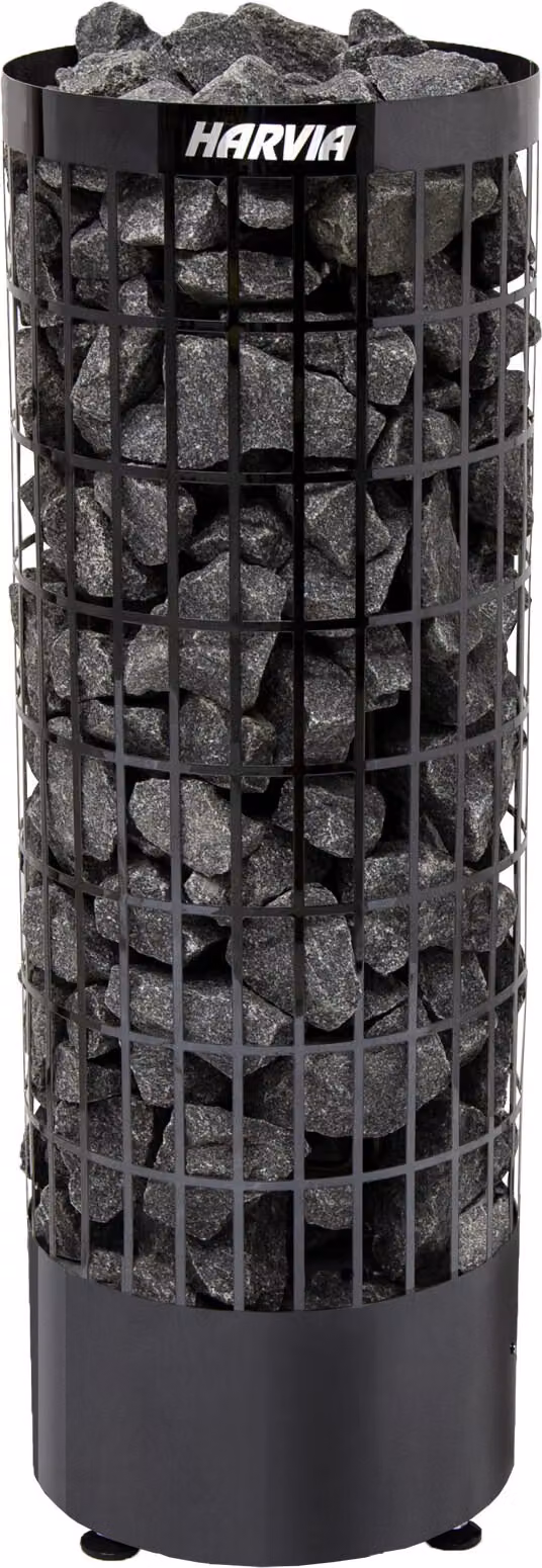 Harvia Cilindro 9,0 kW | richiede un sistema di controllo esterno | Cromato nero