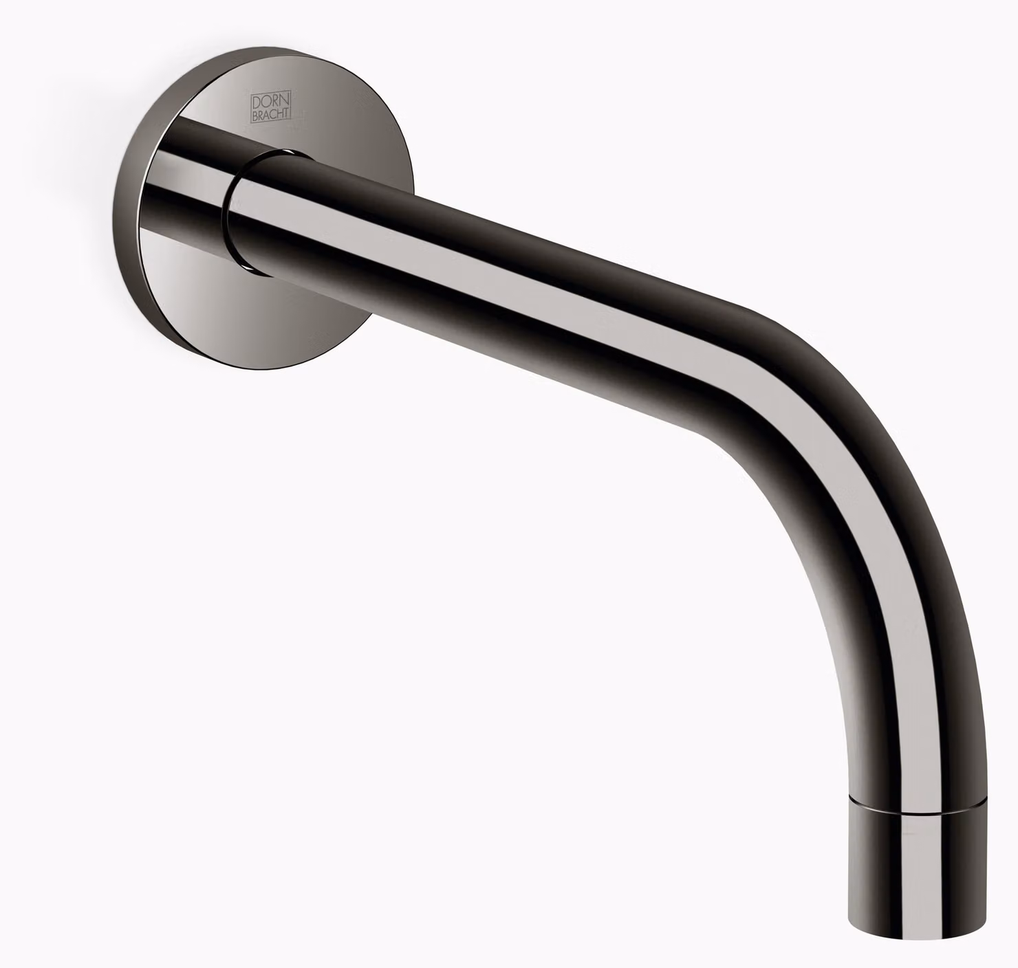 Dornbracht TARA Bec déverseur mural pour lavabos sans garniture d'écoulement, saillie 190mm, 13800882-19, 13800882-19