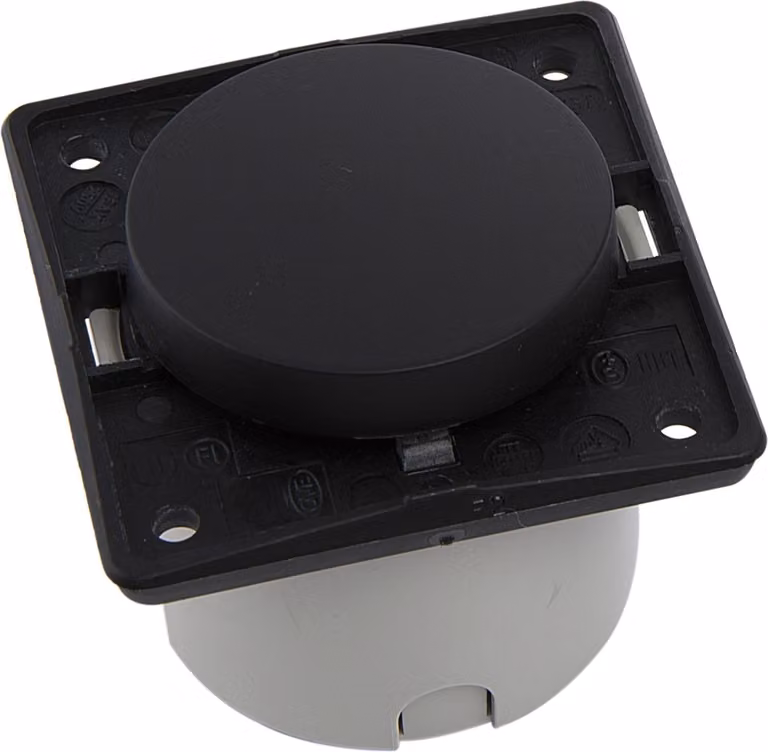 Interruttore Berker Integro preassemblato nero opaco senza cornice