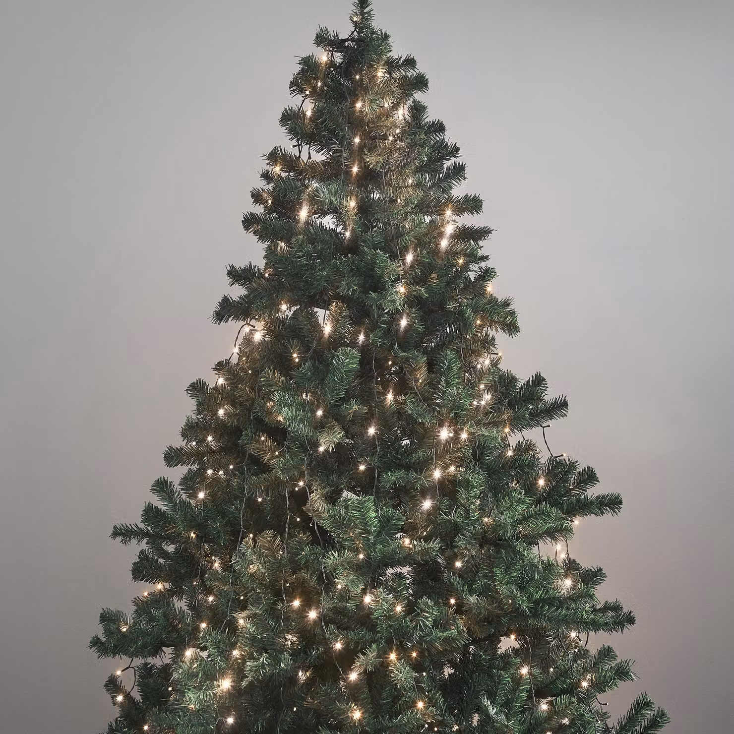 Ghirlanda luminosa a LED a forma di albero con 8 fili, Crispy Ice White, per esterni