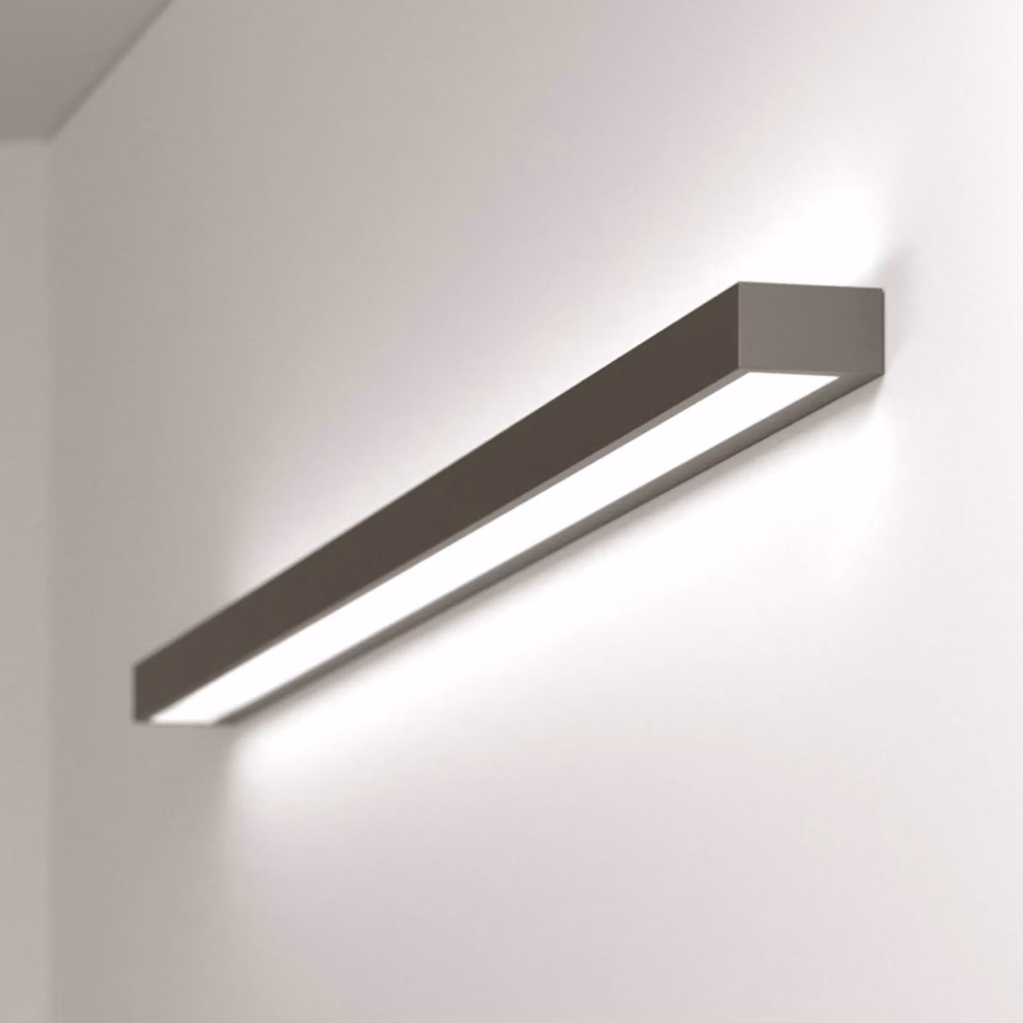 Applique da parete a LED Mera MCJ, Nero, Corridoio, Metallo, Moderno, Applique a LED