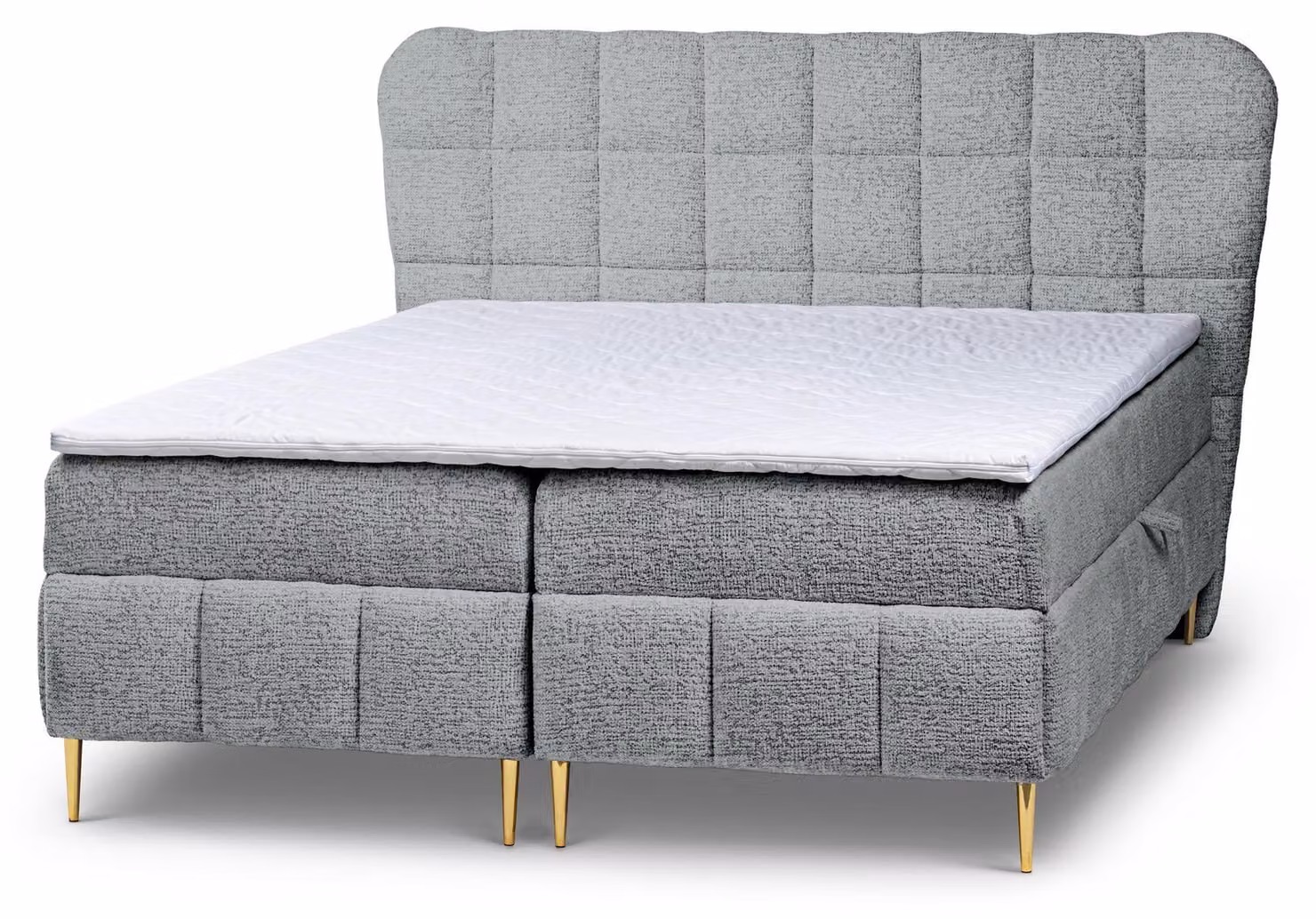 Letto con rete a molle Domy Polarquarz, dimensioni 160 x 200 cm