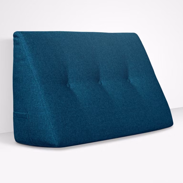 Cuscino da Lettura a Cuneo Chill Pillow 100 cm x 26 cm Blu