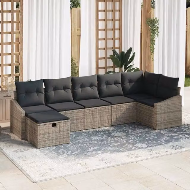 Set di divani 8 pz polyrattan 3360630