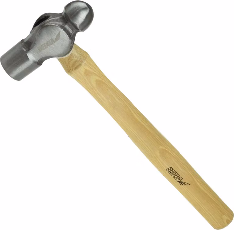 Martello da carrozziere 450 g, testa in metallo, manico in hickory