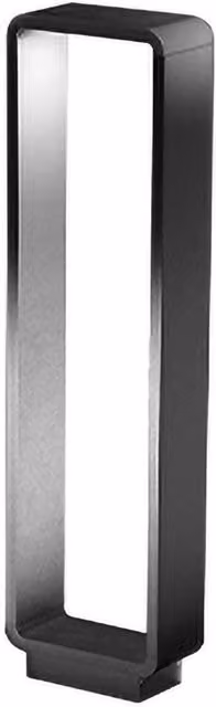Stola Paletto LED da esterno 11W 3000K in alluminio Grigio, illuminazione professionale per giardino con protezione IP65