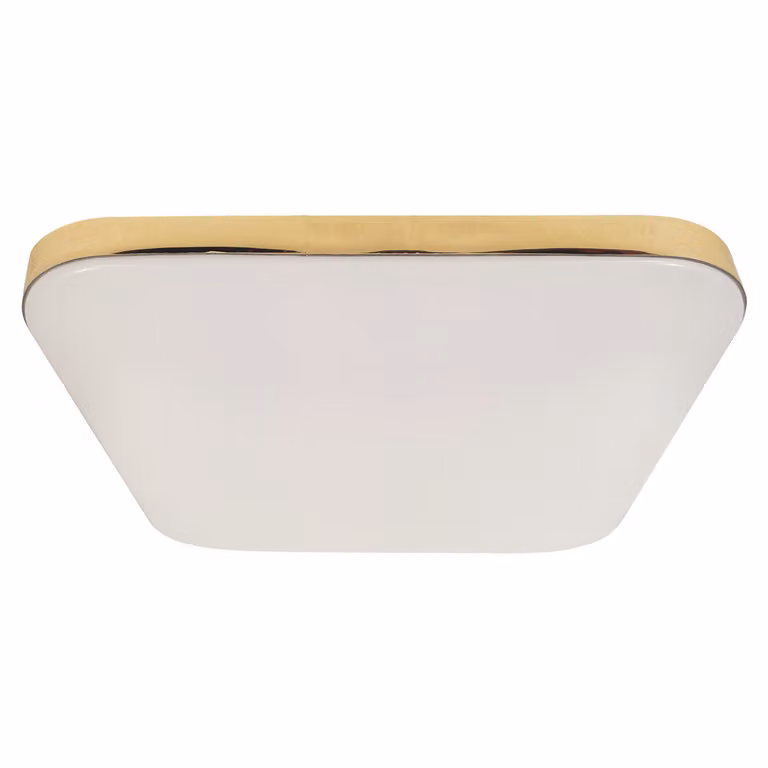 Plafond LED Lampada da superficie Oro Quadrato Nemo 17W 33 cm 4000K IP44 Milagro