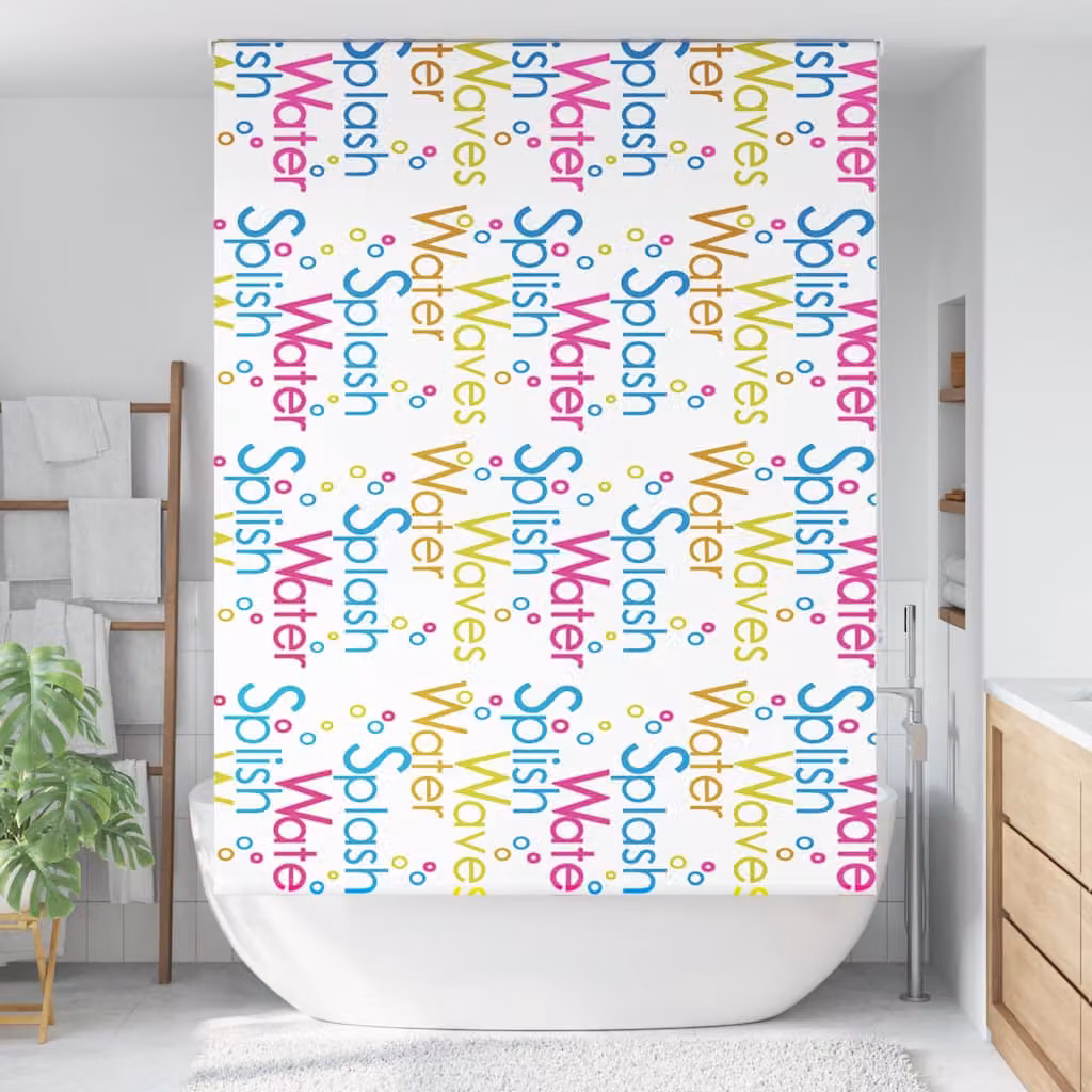 vidaXL Tenda a Rullo Doccia 160x240 cm Larghezza Tessuto 156 cm