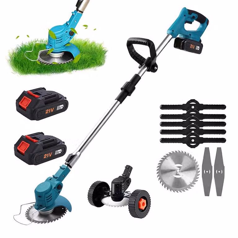 tagliaerba elettrico, tagliaerba senza fili, trimmer da giardino, falciatrice, utensili elettrici per il giardinaggio e la cura del prato