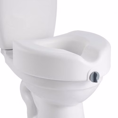 Sedile WC Rialzato VEVOR Bianco per Anziani e Donne Incinte con Apertura Allargata, Capacità di Carico 158 kg, Compatibile con Tazze Oblunghe e Rotonde