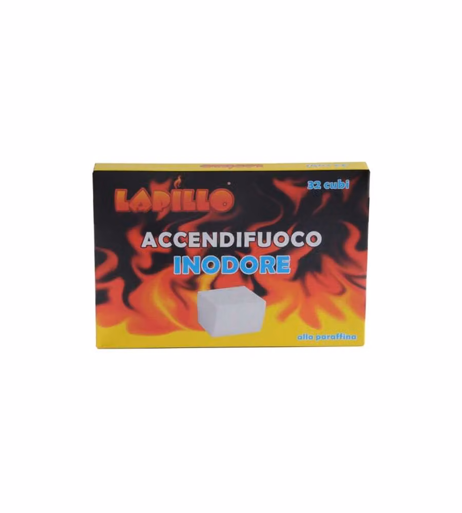 Accenditore Cubetti Pz 32 Paraffina Lapillo 07549