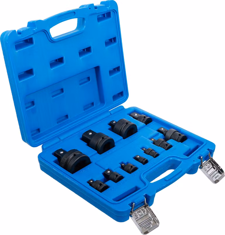 BGS Set adattatore di potenza e snodo sferico 6,3 mm (1/4") - 25 mm (1") 11 pezzi - 25140