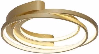 Plafoniera LED Rabalux Holize 3 anelli ottone 50W 4000K
