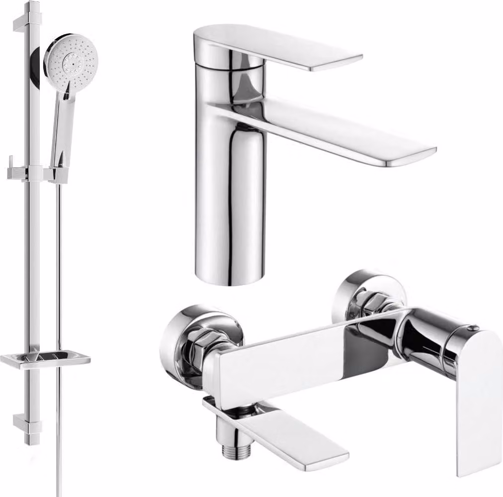 Mexen Zero DQ40 set da bagno, cromo - 71103DQ40-00