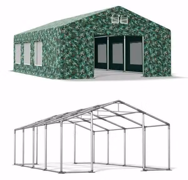 Tenda di partito per tutto l'anno 5x8 Camuflage verde WINTER CAMO