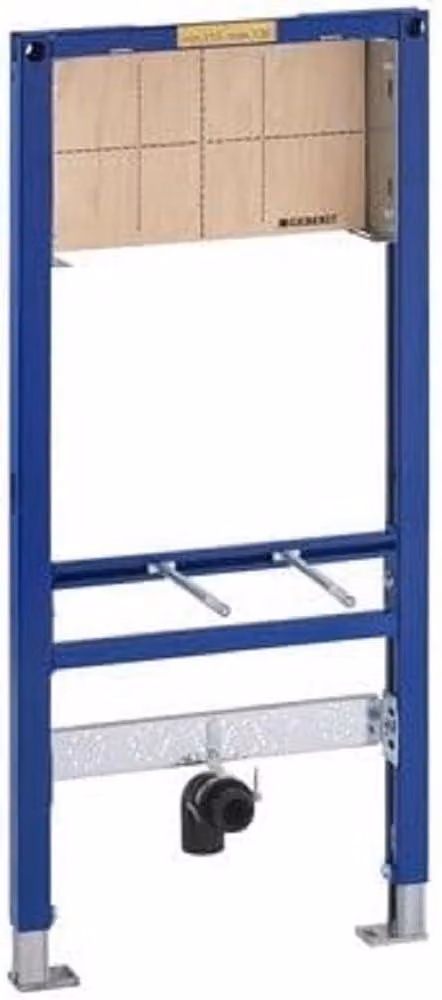 Struttura per lavabo da 112-130 cm, miscelatore da parete, telaio per installazione a incasso