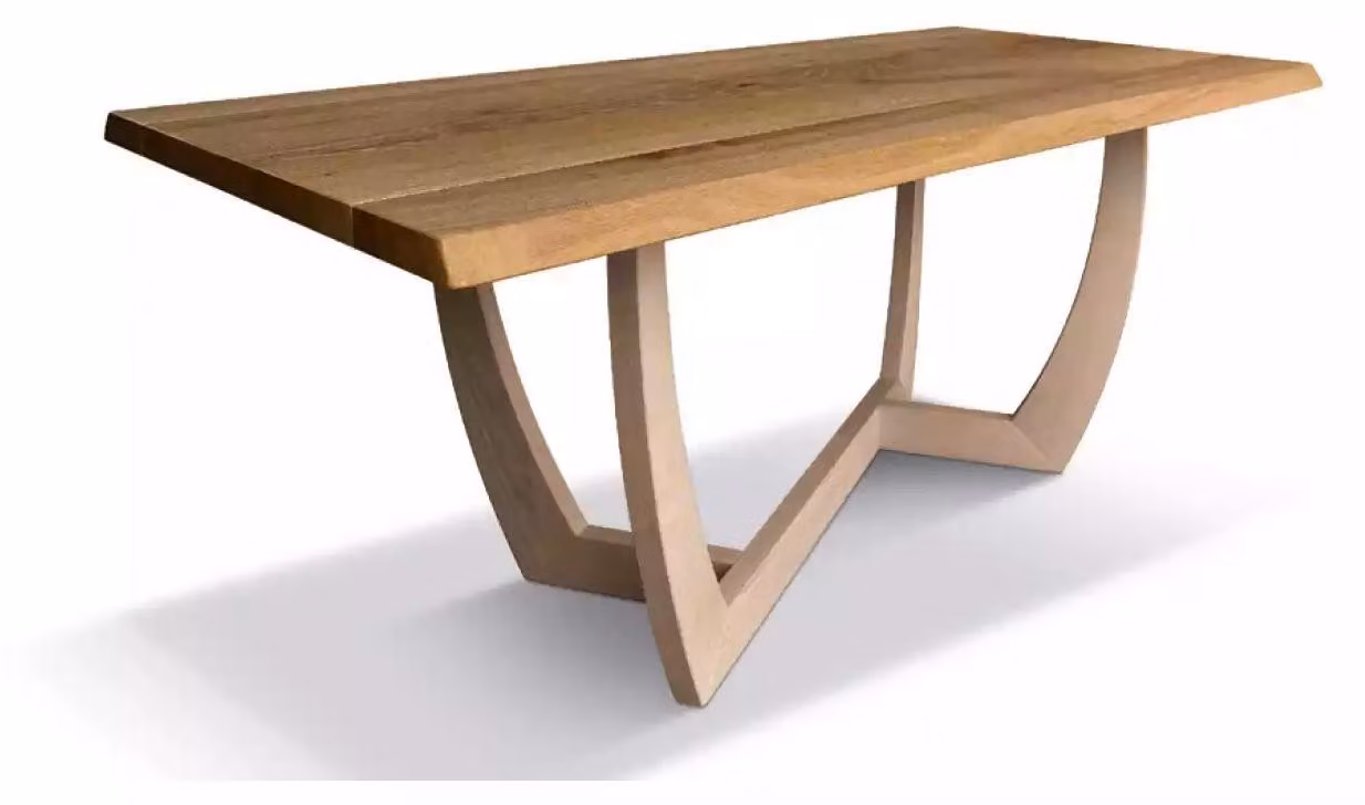 Esszimmer Esstisch 180cm Holz Küchentisch Tisch 90x180 braun modern