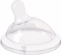 Tettarella Chicco Natural Feeling in silicone trasparente con flusso medio per bambini dai 18 mesi in su, priva di BPA