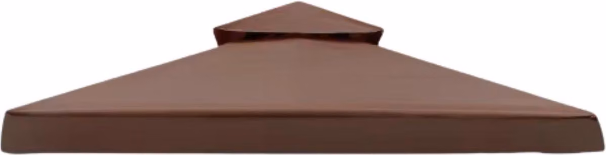 Tetto di ricambio Opulence 3x3 m - Tetto impermeabile a padiglione - Marrone - Tenda pop-up per feste - Outdoor & Giardino