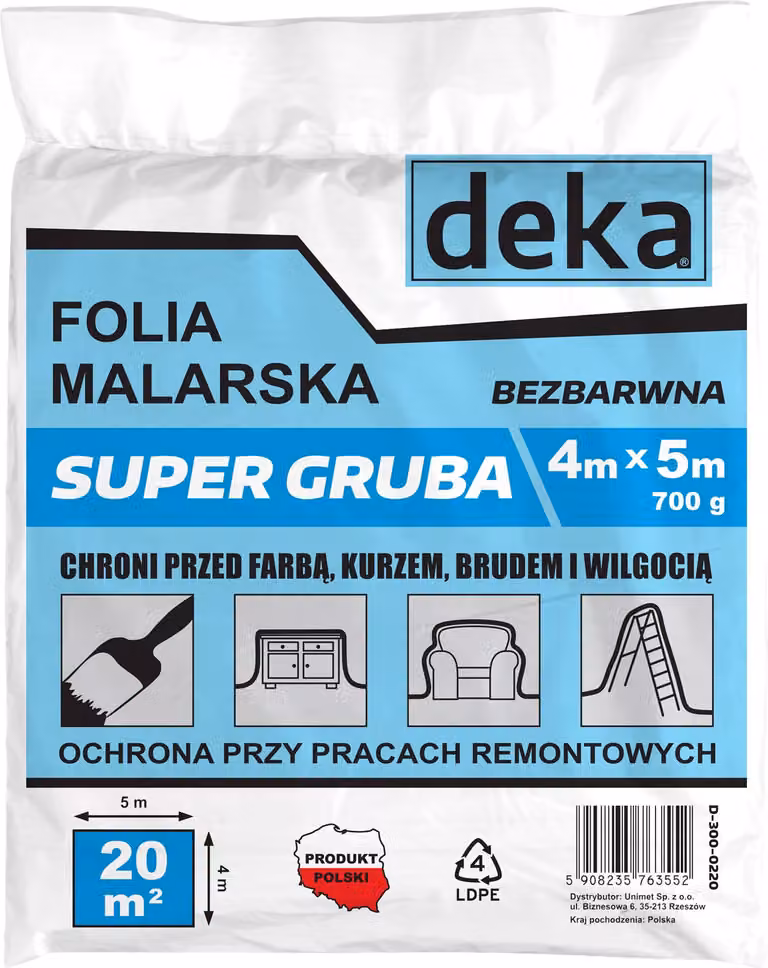 Film Per Pittura Super Spesso Chiaro 4*5M 700G