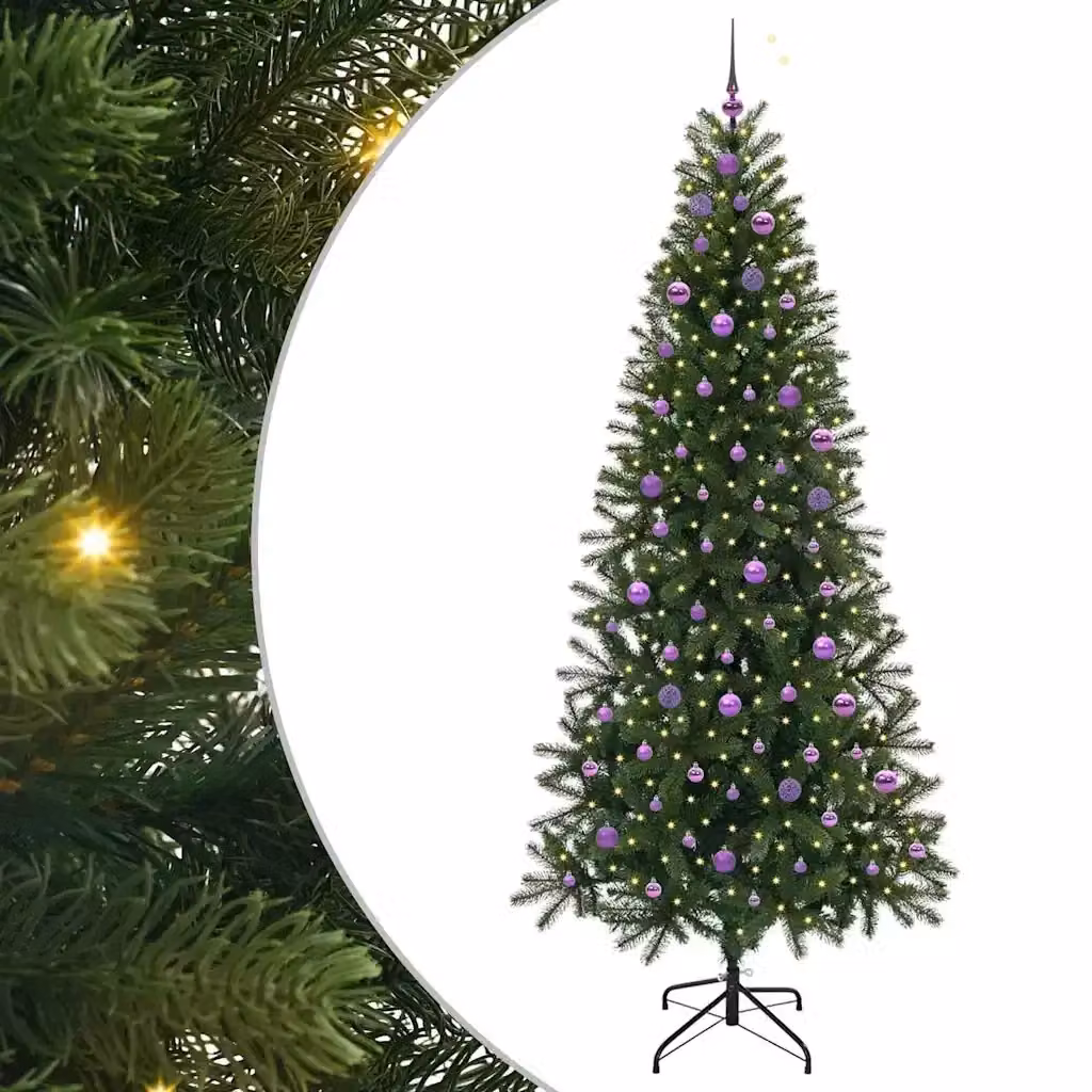 Albero di Natale artificiale verde vidaXL, Altezza: 240 cm – 2