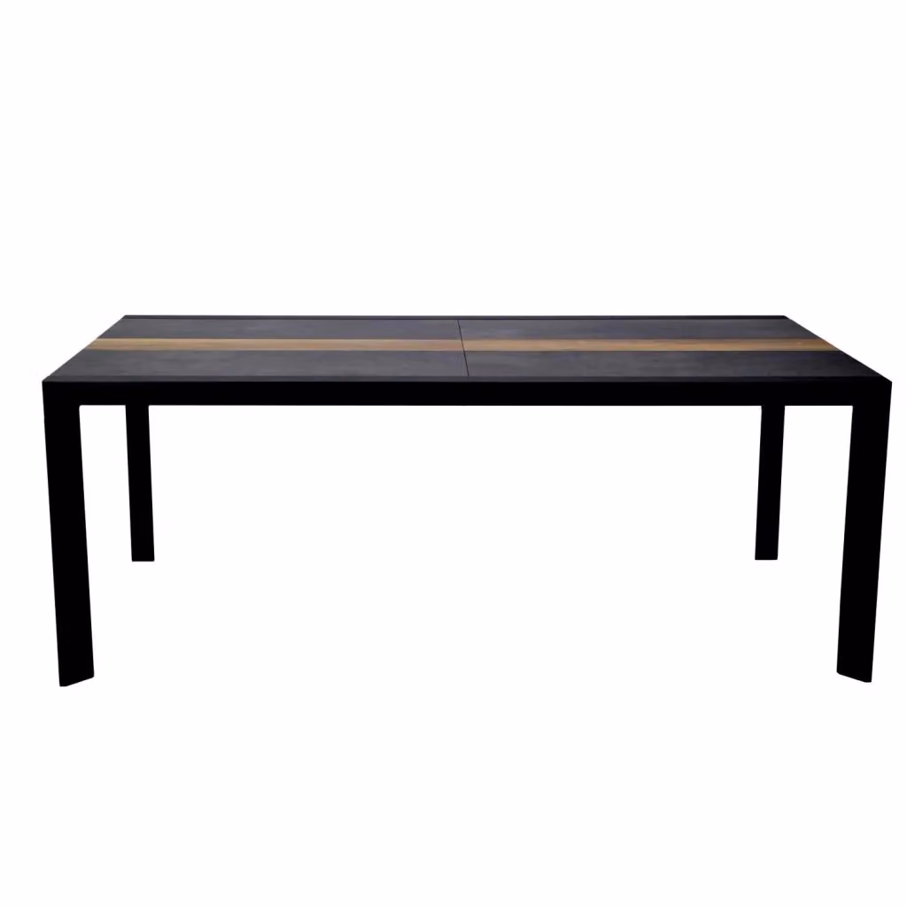 Tavolo da giardino e sala da pranzo allungabile Giordanoshop in alluminio antracite L: 200-300 cm, P: 104 cm, H: 76 cm – 2