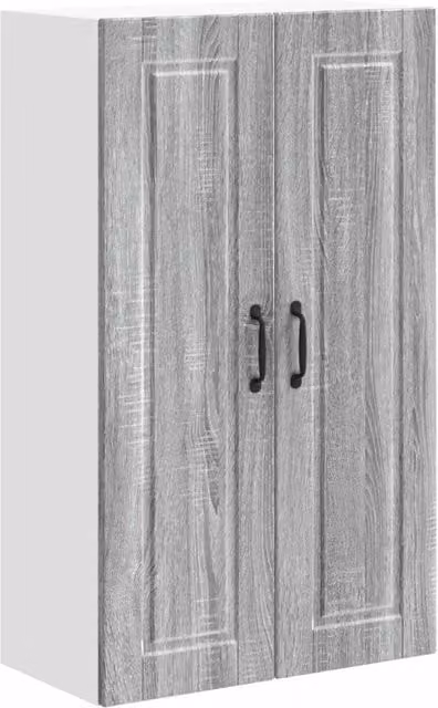 Pensile da cucina PORTO Grigio Sonoma con ante a battente e ripiani interni L/P/H: 60 x 31 x 100 cm