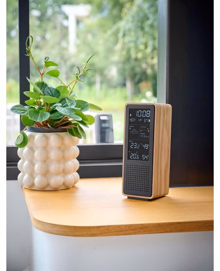 Thomson Altoparlante Bluetooth E Stazione Meteo Nero