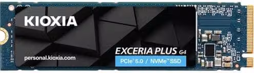 KIOXIA EXCERIA PLUS G4 NVMe 1TB M.2 2280 PCIe Gen5x4 BiCS FLASH