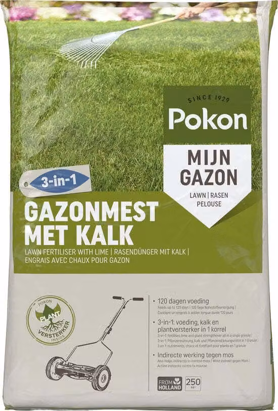 Concime per prati con calce 250 m² - Pokon