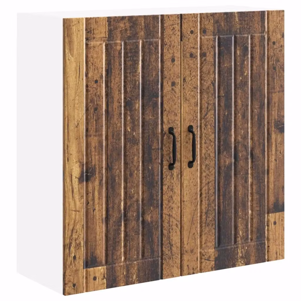 Pensile da cucina moderno vidaXL in legno marrone con ante scorrevoli L 80 x P 31 x H 80 cm – 2