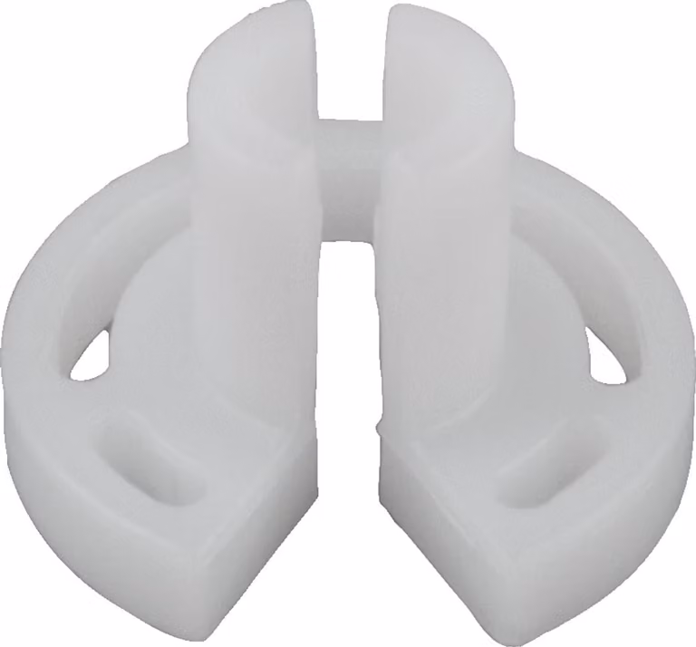 KS TOOLS Clip di sgancio in plastica bianca 3/8" - 115.1263