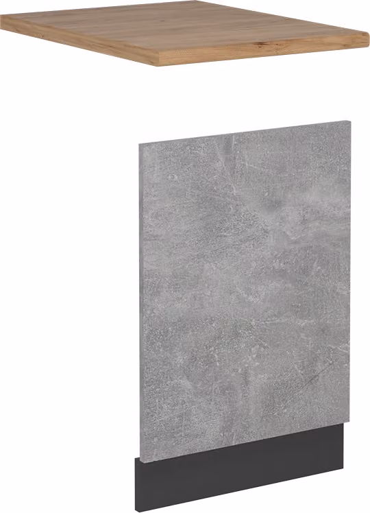 Pannello frontale Vicco R-Line Calcestruzzo 45 cm , PL Rovere, Model 54224