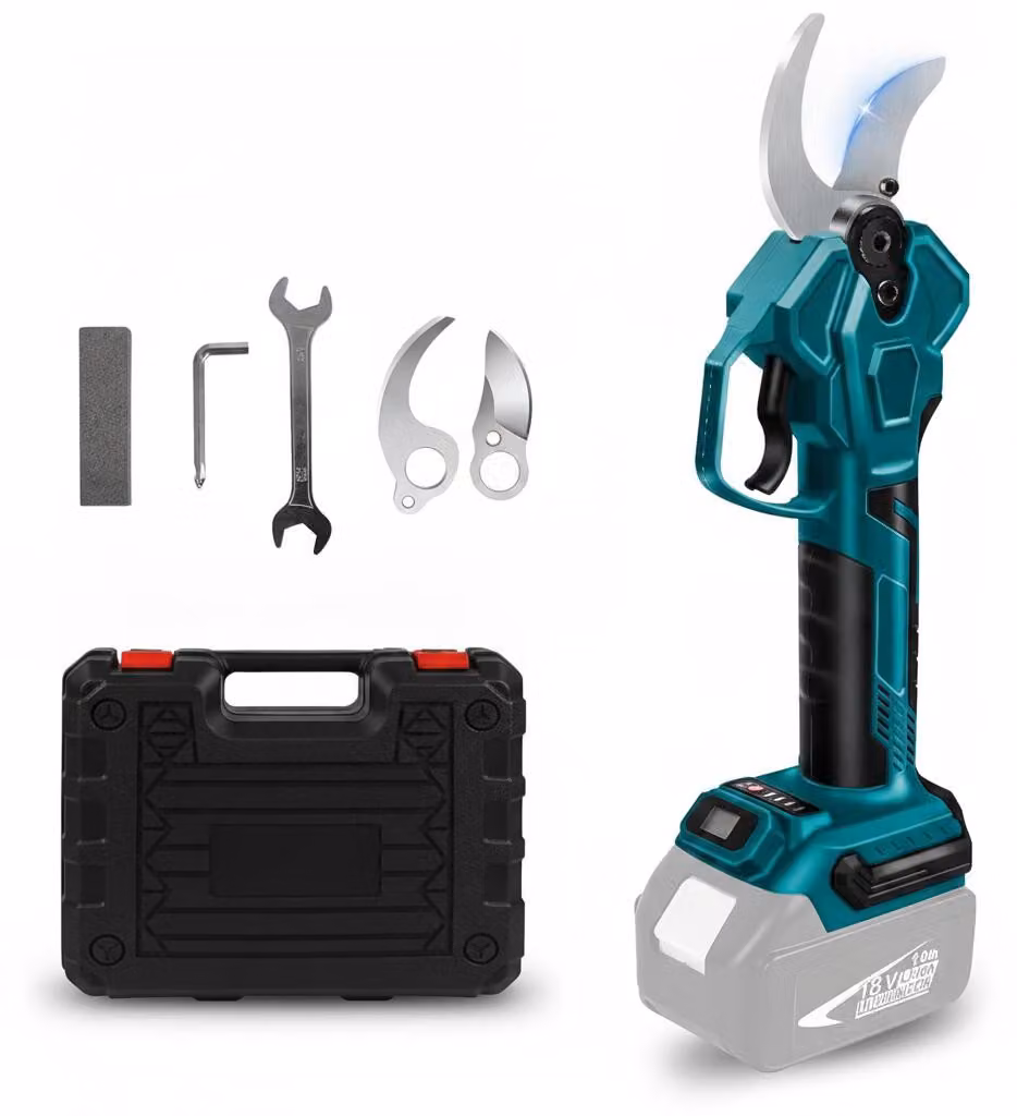 JL cuisine - Tagliabordi elettrico per siepi - Senza fili - Con 2 batterie