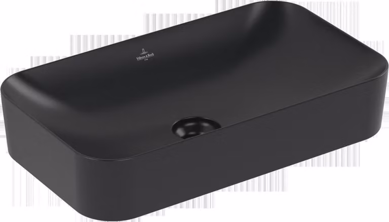 Villeroy & Boch Finion lavabo à poser, sans trop-plein, sans plage de robinetterie, 600x350mm, 414361R7, 414361R7