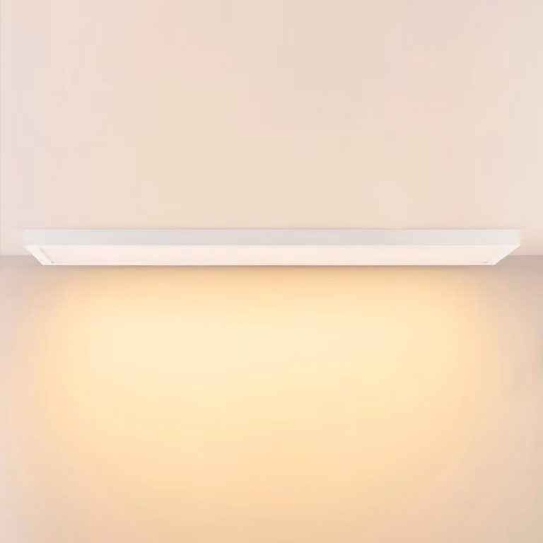Deko-Light Pannello LED PRO OFFICE SANO, 153 x 33 cm, dimmerabile, bianco metallo CCT dimmerabile, Bianco / Opale, Studio / Ufficio, Alluminio, Pannello LED
