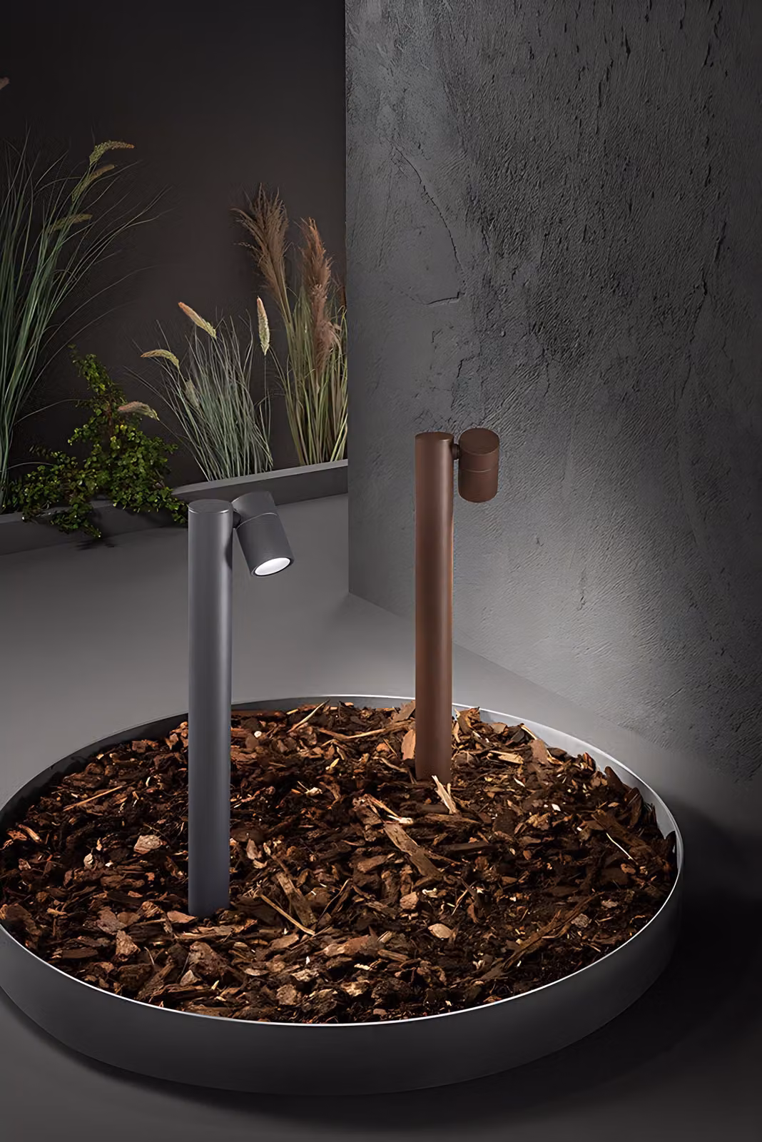 Pull - Paletto da Giardino con lampadina 1xE27 Max 35W IP65, Alluminio Verniciato, Paletto da esterno, Antracite - Perenz