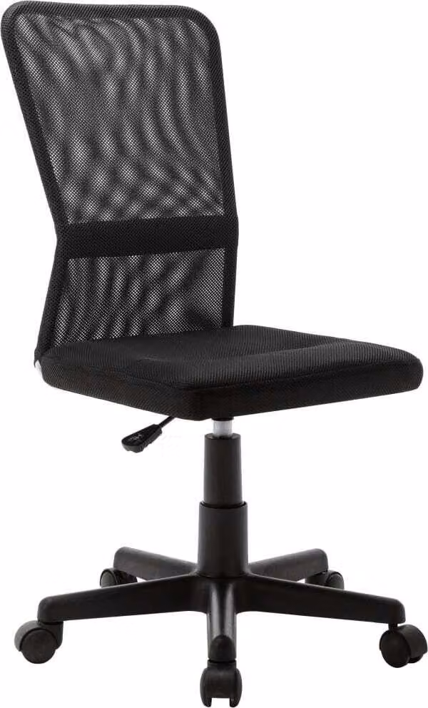 vidaXL Sedia da ufficio nera 44x52x100 cm in tessuto a rete - Sedia da ufficio - Sedie da ufficio - Sedia - Sedie