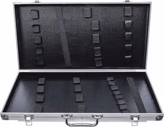 Cassetto di stoccaggio in alluminio BGS 30009 colore argento e nero