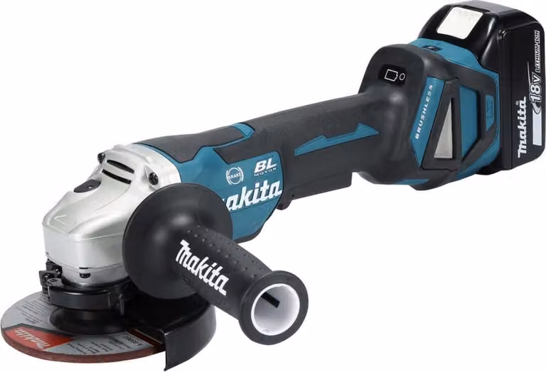 Smerigliatrice angolare a batteria Makita LXT 18 V - 125 mm - 3.000 - 8.500 giri/min