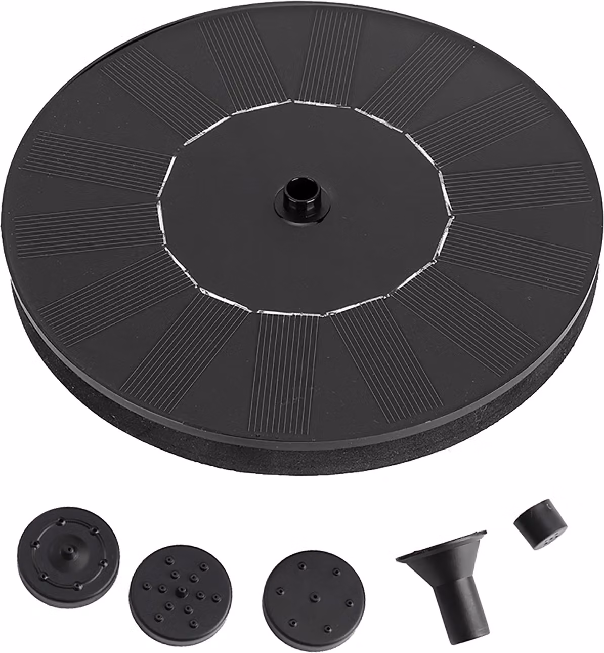 Pompa d'acqua per fontana a energia solare creativa per laghetto da giardino, piscina, acquario, 180 l/h, 1,4 W