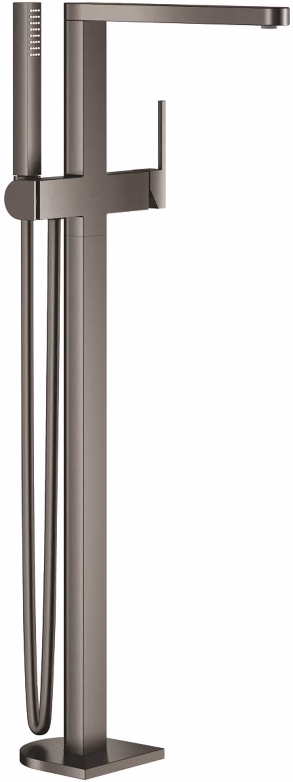 GROHE Plus Mitigeur monocommandé pour bain, à poser au sol, saillie 282mm, hauteur 861-965mm, avec ensemble de douche, 23846AL3, 23846AL3