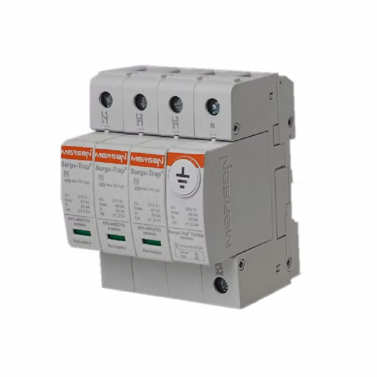 Scaricatore di corrente da fulmine MERSEN tipo 2 AC 40kA Protezione da sovratensioni STPT2-40K275V-4P-TE